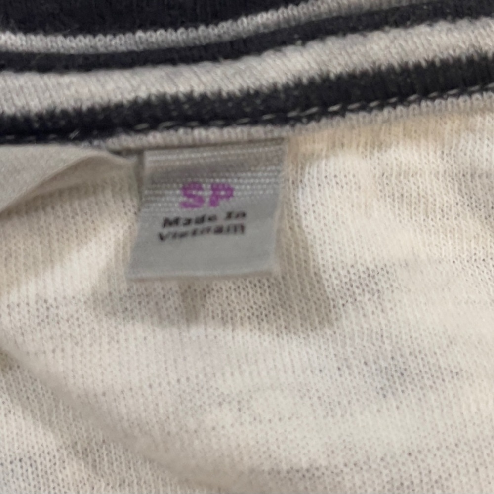 ATHLETA Ease Up Gray Black Striped 2 Square Pocket Tunic Dress Small Petite - Picture 6 of 9